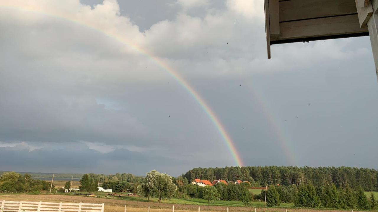 Gizycko-Przerwanki Domki Widok Na Mazury Exterior foto